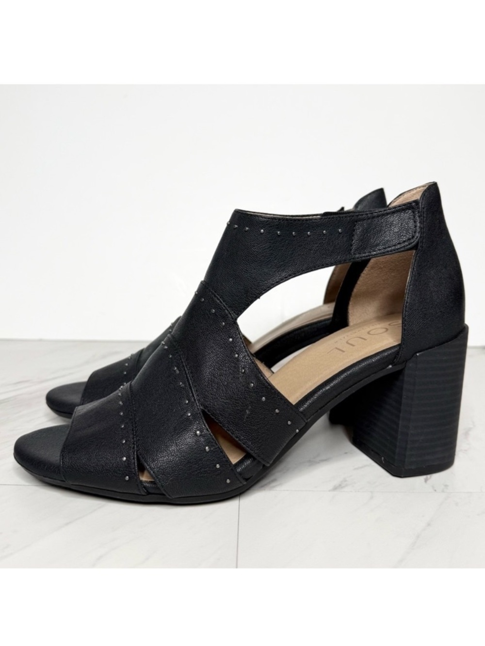 Soul Naturalizer Christina Black Heel Sandal 10M